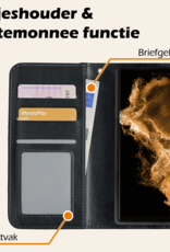 Nomfy Hoesje Geschikt voor <model> Hoesje 2-in-1 Bookcase Hoes Case Uitneembaar Met 2x Screenprotector - Hoes Geschikt voor <model2> Hoes Cover - <color>