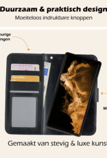 Nomfy Hoesje Geschikt voor <model> Hoesje 2-in-1 Bookcase Hoes Case Uitneembaar - Hoes Geschikt voor <model2> Hoes Cover - <color>