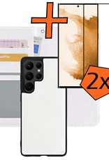 Nomfy Hoesje Geschikt voor <model> Hoesje 2-in-1 Bookcase Hoes Case Uitneembaar Met 2x Screenprotector - Hoes Geschikt voor <model2> Hoes Cover - <color>