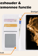 Nomfy Hoesje Geschikt voor <model> Hoesje 2-in-1 Bookcase Hoes Case Uitneembaar Met 2x Screenprotector - Hoes Geschikt voor <model2> Hoes Cover - <color>