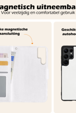 Nomfy Hoesje Geschikt voor <model> Hoesje 2-in-1 Bookcase Hoes Case Uitneembaar Met 2x Screenprotector - Hoes Geschikt voor <model2> Hoes Cover - <color>