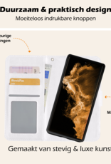 Nomfy Hoesje Geschikt voor <model> Hoesje 2-in-1 Bookcase Hoes Case Uitneembaar Met 2x Screenprotector - Hoes Geschikt voor <model2> Hoes Cover - <color>