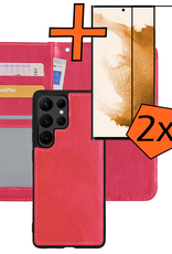 Nomfy Hoesje Geschikt voor <model> Hoesje 2-in-1 Bookcase Hoes Case Uitneembaar Met 2x Screenprotector - Hoes Geschikt voor <model2> Hoes Cover - <color>