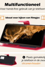 Nomfy Hoesje Geschikt voor <model> Hoesje 2-in-1 Bookcase Hoes Case Uitneembaar Met 2x Screenprotector - Hoes Geschikt voor <model2> Hoes Cover - <color>