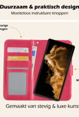 Nomfy Hoesje Geschikt voor <model> Hoesje 2-in-1 Bookcase Hoes Case Uitneembaar Met 2x Screenprotector - Hoes Geschikt voor <model2> Hoes Cover - <color>