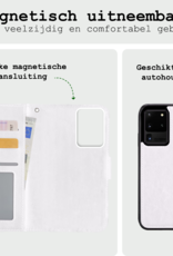 BASEY. Hoes Geschikt voor <model> Hoesje Bookcase Hoes 2-in-1 Cover Met 2x Screenprotector - Hoesje Geschikt voor <model2> Hoes 2-in-1 Hoesje Case - <color>