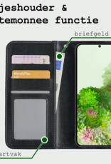 BASEY. Hoes Geschikt voor <model> Hoesje Bookcase Hoes 2-in-1 Cover Met Screenprotector - Hoesje Geschikt voor <model2> Hoes 2-in-1 Hoesje Case - <color>