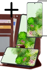 BASEY. Hoes Geschikt voor <model> Hoesje Bookcase Hoes 2-in-1 Cover Met Screenprotector - Hoesje Geschikt voor <model2> Hoes 2-in-1 Hoesje Case - <color>