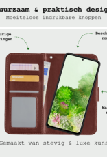 BASEY. Hoes Geschikt voor <model> Hoesje Bookcase Hoes 2-in-1 Cover Met Screenprotector - Hoesje Geschikt voor <model2> Hoes 2-in-1 Hoesje Case - <color>