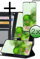 BASEY. Hoes Geschikt voor <model> Hoesje Bookcase Hoes 2-in-1 Cover Met 2x Screenprotector - Hoesje Geschikt voor <model2> Hoes 2-in-1 Hoesje Case - <color>