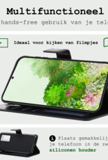 BASEY. Hoes Geschikt voor <model> Hoesje Bookcase Hoes 2-in-1 Cover Met 2x Screenprotector - Hoesje Geschikt voor <model2> Hoes 2-in-1 Hoesje Case - <color>