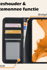 Nomfy Hoesje Geschikt voor <model> Hoesje 2-in-1 Bookcase Hoes Case Uitneembaar Met 2x Screenprotector - Hoes Geschikt voor <model2> Hoes Cover - <color>