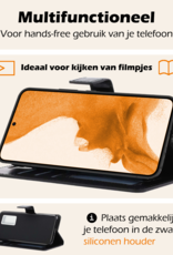 Nomfy Hoesje Geschikt voor <model> Hoesje 2-in-1 Bookcase Hoes Case Uitneembaar Met 2x Screenprotector - Hoes Geschikt voor <model2> Hoes Cover - <color>