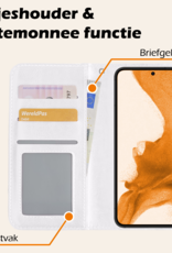 Nomfy Hoesje Geschikt voor <model> Hoesje 2-in-1 Bookcase Hoes Case Uitneembaar - Hoes Geschikt voor <model2> Hoes Cover - <color>