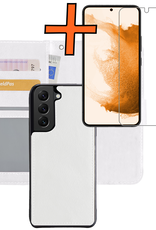 Nomfy Hoesje Geschikt voor <model> Hoesje 2-in-1 Bookcase Hoes Case Uitneembaar Met Screenprotector - Hoes Geschikt voor <model2> Hoes Cover - <color>