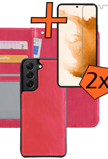 Nomfy Hoesje Geschikt voor <model> Hoesje 2-in-1 Bookcase Hoes Case Uitneembaar Met 2x Screenprotector - Hoes Geschikt voor <model2> Hoes Cover - <color>