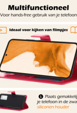 Nomfy Hoesje Geschikt voor <model> Hoesje 2-in-1 Bookcase Hoes Case Uitneembaar Met Screenprotector - Hoes Geschikt voor <model2> Hoes Cover - <color>