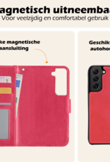 Nomfy Hoesje Geschikt voor <model> Hoesje 2-in-1 Bookcase Hoes Case Uitneembaar Met 2x Screenprotector - Hoes Geschikt voor <model2> Hoes Cover - <color>
