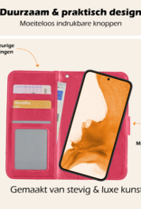Nomfy Hoesje Geschikt voor <model> Hoesje 2-in-1 Bookcase Hoes Case Uitneembaar Met 2x Screenprotector - Hoes Geschikt voor <model2> Hoes Cover - <color>