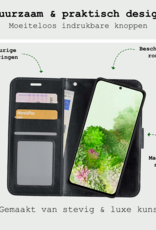 BASEY. Hoes Geschikt voor <model> Hoesje Bookcase Hoes 2-in-1 Cover Met 2x Screenprotector - Hoesje Geschikt voor <model2> Hoes 2-in-1 Hoesje Case - <color>