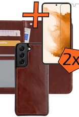 Nomfy Hoesje Geschikt voor <model> Hoesje 2-in-1 Bookcase Hoes Case Uitneembaar Met 2x Screenprotector - Hoes Geschikt voor <model2> Hoes Cover - <color>