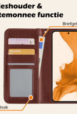 Nomfy Hoesje Geschikt voor <model> Hoesje 2-in-1 Bookcase Hoes Case Uitneembaar Met 2x Screenprotector - Hoes Geschikt voor <model2> Hoes Cover - <color>