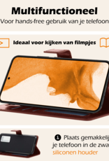 Nomfy Hoesje Geschikt voor <model> Hoesje 2-in-1 Bookcase Hoes Case Uitneembaar Met 2x Screenprotector - Hoes Geschikt voor <model2> Hoes Cover - <color>