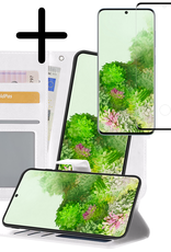 BASEY. Hoes Geschikt voor <model> Hoesje Bookcase Hoes 2-in-1 Cover Met Screenprotector - Hoesje Geschikt voor <model2> Hoes 2-in-1 Hoesje Case - <color>