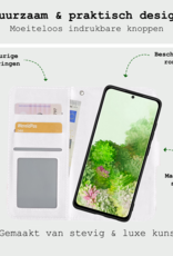 BASEY. Hoes Geschikt voor <model> Hoesje Bookcase Hoes 2-in-1 Cover Met Screenprotector - Hoesje Geschikt voor <model2> Hoes 2-in-1 Hoesje Case - <color>