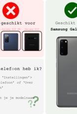 BASEY. Hoes Geschikt voor <model> Hoesje Bookcase Hoes 2-in-1 Cover Met Screenprotector - Hoesje Geschikt voor <model2> Hoes 2-in-1 Hoesje Case - <color>