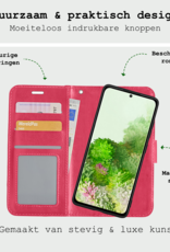 BASEY. Hoes Geschikt voor <model> Hoesje Bookcase Hoes 2-in-1 Cover - Hoesje Geschikt voor <model2> Hoes 2-in-1 Hoesje Case - <color>