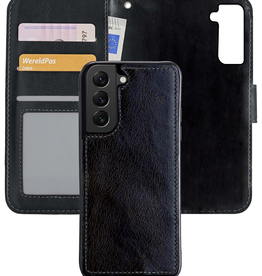 Nomfy Nomfy Samsung Galaxy S22 Hoesje Bookcase Uitneembaar - Zwart