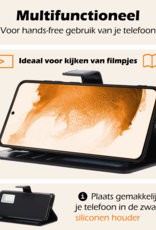 Nomfy Hoesje Geschikt voor <model> Hoesje 2-in-1 Bookcase Hoes Case Uitneembaar - Hoes Geschikt voor <model2> Hoes Cover - <color>