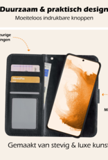 Nomfy Hoesje Geschikt voor <model> Hoesje 2-in-1 Bookcase Hoes Case Uitneembaar Met Screenprotector - Hoes Geschikt voor <model2> Hoes Cover - <color>