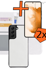 Nomfy Hoesje Geschikt voor <model> Hoesje 2-in-1 Bookcase Hoes Case Uitneembaar Met 2x Screenprotector - Hoes Geschikt voor <model2> Hoes Cover - <color>