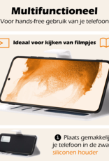 Nomfy Hoesje Geschikt voor <model> Hoesje 2-in-1 Bookcase Hoes Case Uitneembaar Met 2x Screenprotector - Hoes Geschikt voor <model2> Hoes Cover - <color>