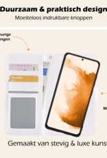 Nomfy Hoesje Geschikt voor <model> Hoesje 2-in-1 Bookcase Hoes Case Uitneembaar Met 2x Screenprotector - Hoes Geschikt voor <model2> Hoes Cover - <color>