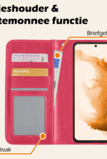 Nomfy Hoesje Geschikt voor <model> Hoesje 2-in-1 Bookcase Hoes Case Uitneembaar Met Screenprotector - Hoes Geschikt voor <model2> Hoes Cover - <color>