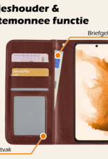 Nomfy Hoesje Geschikt voor <model> Hoesje 2-in-1 Bookcase Hoes Case Uitneembaar Met 2x Screenprotector - Hoes Geschikt voor <model2> Hoes Cover - <color>
