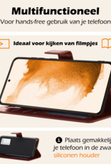 Nomfy Hoesje Geschikt voor <model> Hoesje 2-in-1 Bookcase Hoes Case Uitneembaar Met 2x Screenprotector - Hoes Geschikt voor <model2> Hoes Cover - <color>