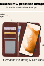 Nomfy Hoesje Geschikt voor <model> Hoesje 2-in-1 Bookcase Hoes Case Uitneembaar Met 2x Screenprotector - Hoes Geschikt voor <model2> Hoes Cover - <color>