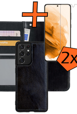 Nomfy Hoesje Geschikt voor <model> Hoesje 2-in-1 Bookcase Hoes Case Uitneembaar Met 2x Screenprotector - Hoes Geschikt voor <model2> Hoes Cover - <color>