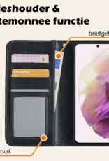 Nomfy Hoesje Geschikt voor <model> Hoesje 2-in-1 Bookcase Hoes Case Uitneembaar Met Screenprotector - Hoes Geschikt voor <model2> Hoes Cover - <color>