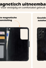 Nomfy Hoesje Geschikt voor <model> Hoesje 2-in-1 Bookcase Hoes Case Uitneembaar Met 2x Screenprotector - Hoes Geschikt voor <model2> Hoes Cover - <color>