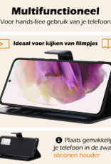 Nomfy Hoesje Geschikt voor <model> Hoesje 2-in-1 Bookcase Hoes Case Uitneembaar Met Screenprotector - Hoes Geschikt voor <model2> Hoes Cover - <color>