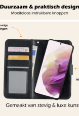 Nomfy Hoesje Geschikt voor <model> Hoesje 2-in-1 Bookcase Hoes Case Uitneembaar - Hoes Geschikt voor <model2> Hoes Cover - <color>