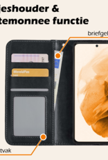 Nomfy Hoesje Geschikt voor <model> Hoesje 2-in-1 Bookcase Hoes Case Uitneembaar Met 2x Screenprotector - Hoes Geschikt voor <model2> Hoes Cover - <color>