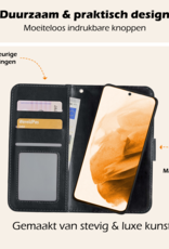 Nomfy Hoesje Geschikt voor <model> Hoesje 2-in-1 Bookcase Hoes Case Uitneembaar Met Screenprotector - Hoes Geschikt voor <model2> Hoes Cover - <color>