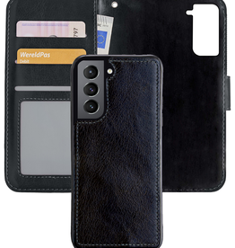 Nomfy Nomfy Samsung Galaxy S21 Hoesje Bookcase Uitneembaar - Zwart