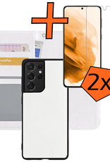 Nomfy Hoesje Geschikt voor <model> Hoesje 2-in-1 Bookcase Hoes Case Uitneembaar Met 2x Screenprotector - Hoes Geschikt voor <model2> Hoes Cover - <color>